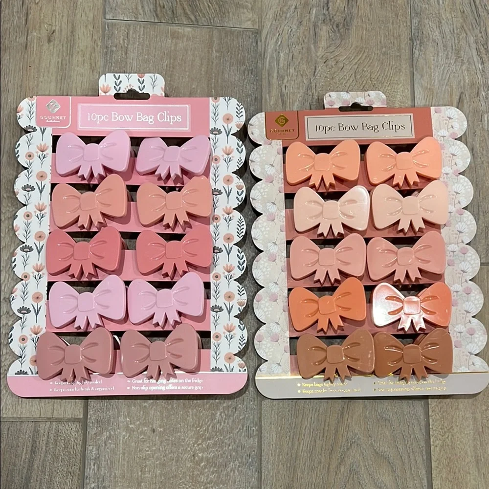 🎀 Cute. 20pc Bow🎀 Bag Clip.